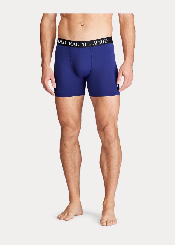 Men's Polo Ralph Lauren Microfiber Boxer Briefs | 364758YDT